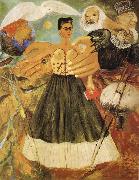 Frida Kahlo Abstract oil on canvas